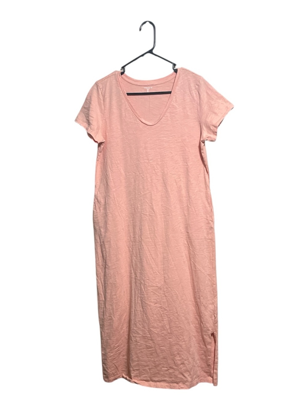 Amazon Essentials Women's Peach Short Sleeve Maxi Dress